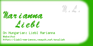 marianna liebl business card